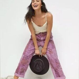 Anthropologie Pilcro The Roamer Patchwork Paisley Pants NWT